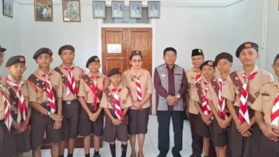 Wabup TTU Lepas Kontingen Pramuka ke Jamda X dan Jamnas XII, Tekankan Disiplin dan Jaga Nama Baik Daerah