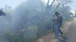 Karhutla Melanda Hutan Keun TTU, Polisi Padamkan Api secara Manual